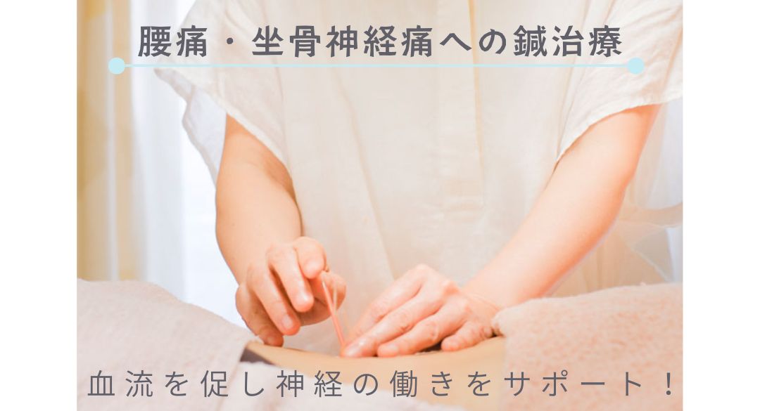 腰痛と坐骨神経痛の鍼灸治療